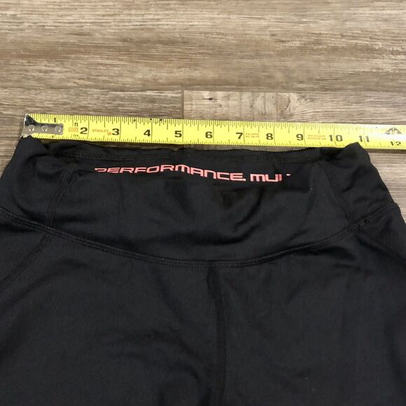 2XU Compression Leggings Small Black Pink Stitch Pocket Zipper Ankles Drawstring - Picture 6 of 12